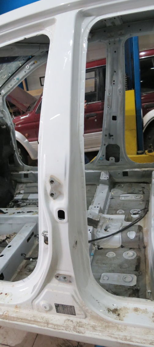 Порог со стойкой левый Kia Rio (QB) III (2011–2015)