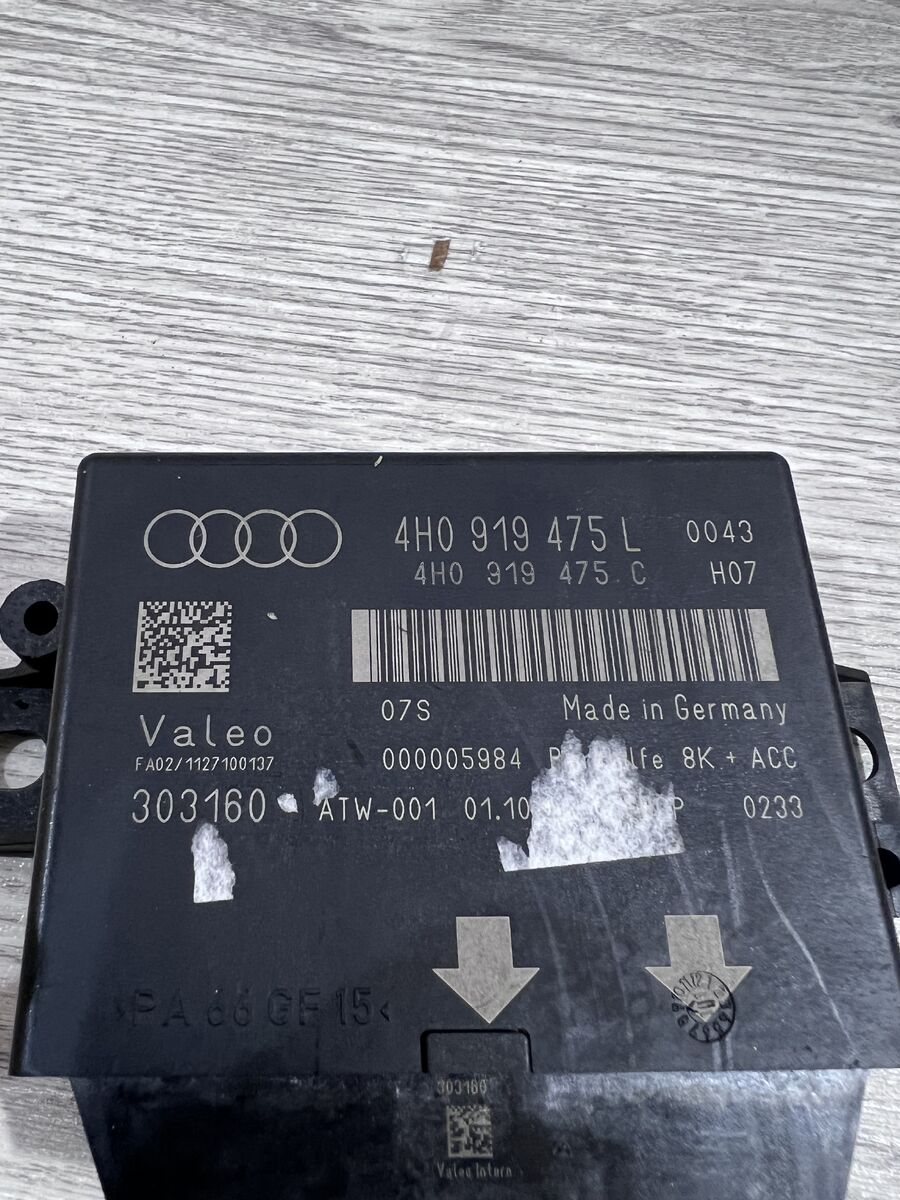 Блок управления парктроником Audi A7 (4G) I (2010–2014)